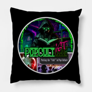 PopCultist Comic Logo Pillow