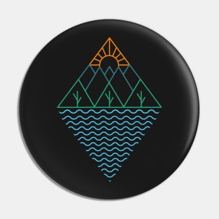 Minimalist Landscape Pin