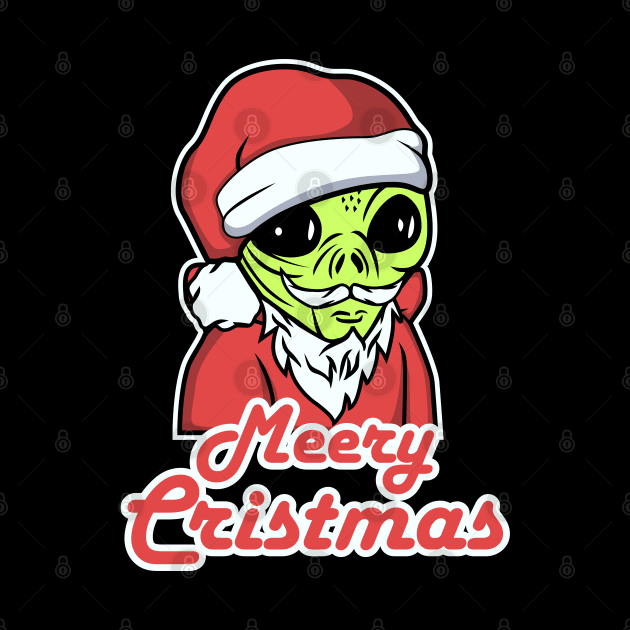 ALIEN CARTOON CRISTMAS by beanbeardy