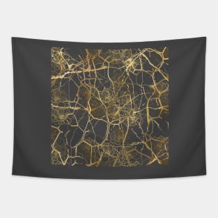 Lotus. Japanese Kintsugi Pattern Tapestry