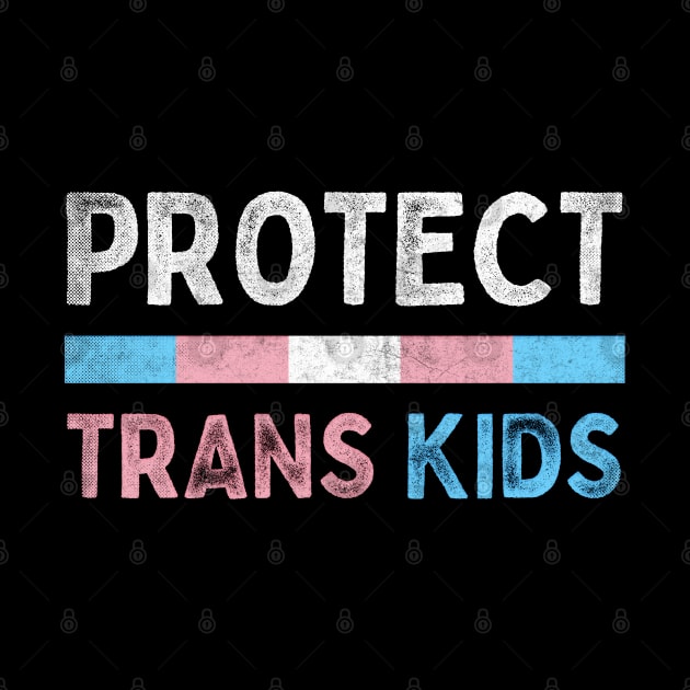 Protect Trans Kids / / Trans Flag Design by DankFutura