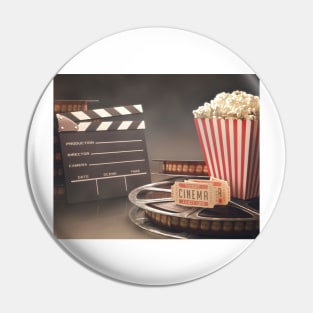 Movie objects, illustration (F010/7797) Pin