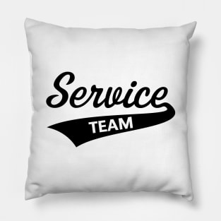 Service Team (Workwear / Black) Pillow