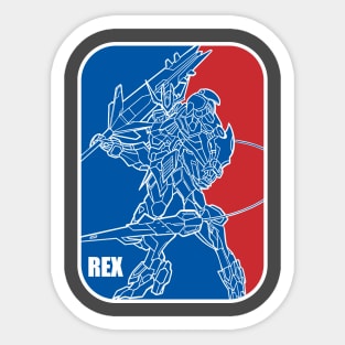 Fake NBA Logo TREX Sticker for Sale by kimb011