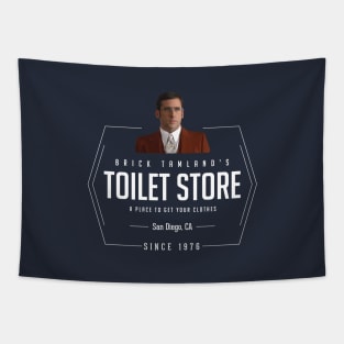 Brick Tamland's Toilet Store Tapestry