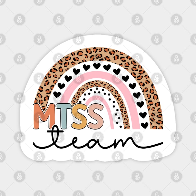 Cool MTSS Team MTSS Coach Academic Support Teacher Magnet by abdelmalik.m95@hotmail.com