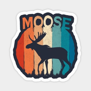 Moose Vintage Retro Magnet