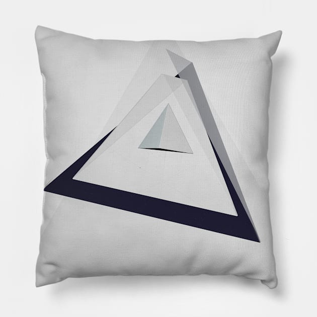 Pyramid Hoch Pillow by EviRadauscher