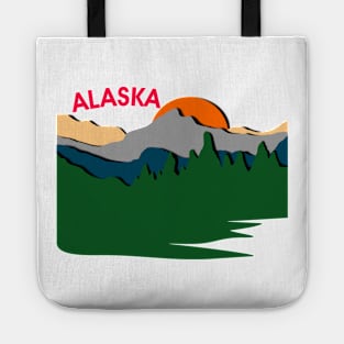 alaska vintage Tote