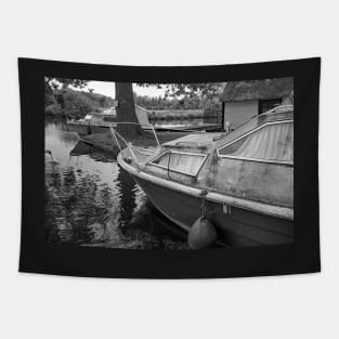 Tired boat on the River Bure, Norfolk Tapestry