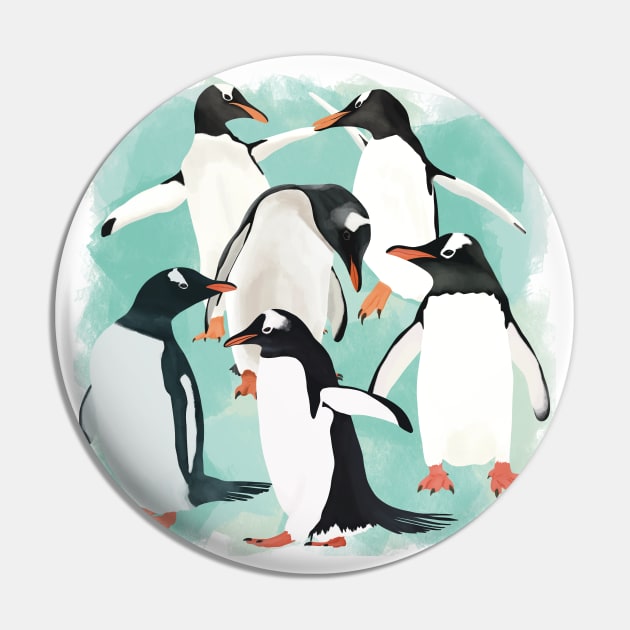 Waddle of Penguins Pin by Suneldesigns