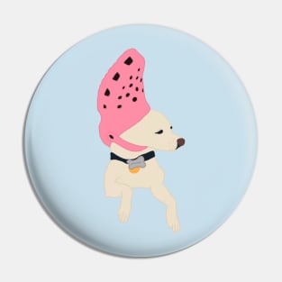 croc dog Pin