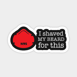 I Shaved My Beard For This || Flatten The Curve || Beard || Newfoundland and Labrador Magnet