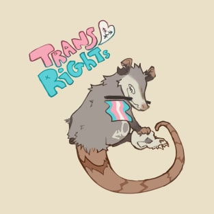 Trans Rights Opossum T-Shirt