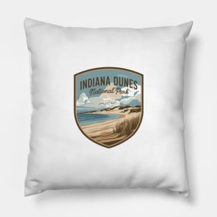 Retro Indiana Dunes Pillow