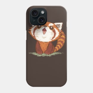 Red panda happy Phone Case