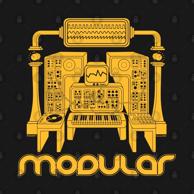 Modular Synthesizer Electronic Musician by Mewzeek_T