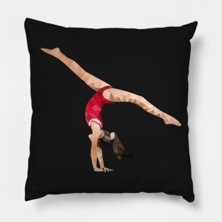 Gymnast Geometric Pillow