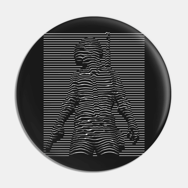 Player Unknown's Pleasures Pin by forsureee