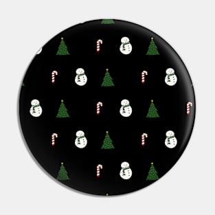 X-Mass Snowman Pin