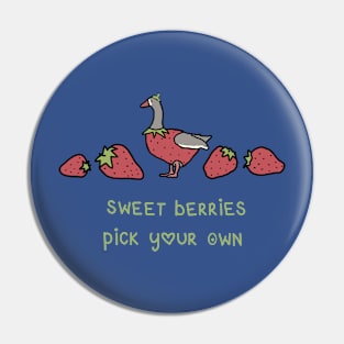 Strawberry, Strawberry, Gooseberry Pin