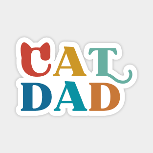 Cat Dad Magnet