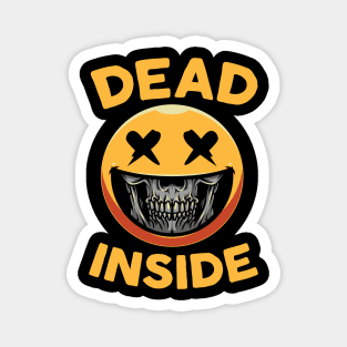 Dead Inside Emoticon Magnet