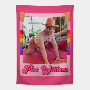 Pink Williams Pin-Up Portrait Tapestry