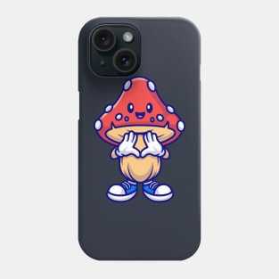 Happy Cute Mushroom Cartoon Phone Case