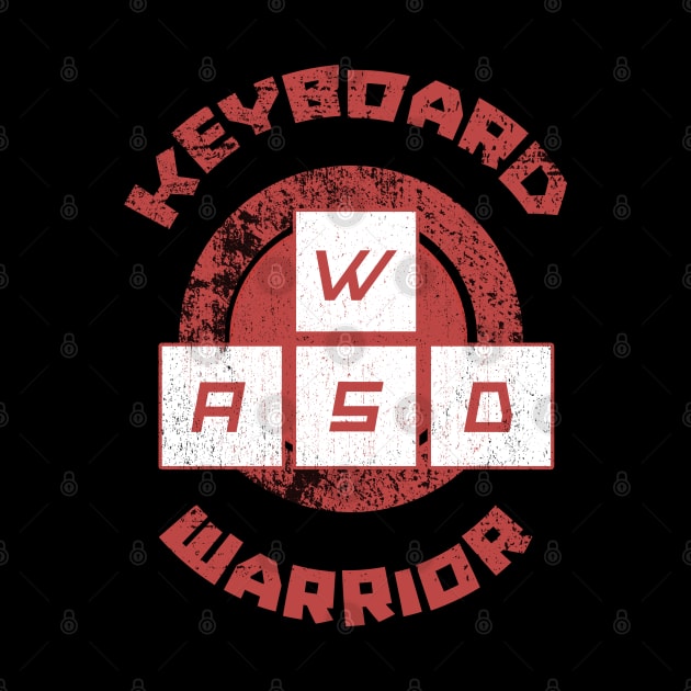 Keyboard Warrior (Red) by The Geek Garage Sale