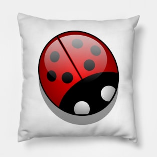 Ladybug, Red Ladybug, Cute Ladybug, Lady Beetle Pillow