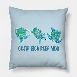 Costa Rica Sea Turtles Pillow