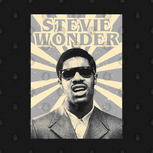 Younger Stevie Wonder Retro Grey by OliverIsis33