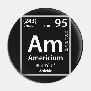 Americium Element Pin