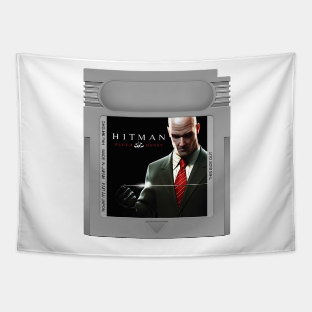 Hitman Blood Money Game Cartridge Tapestry by PopCarts