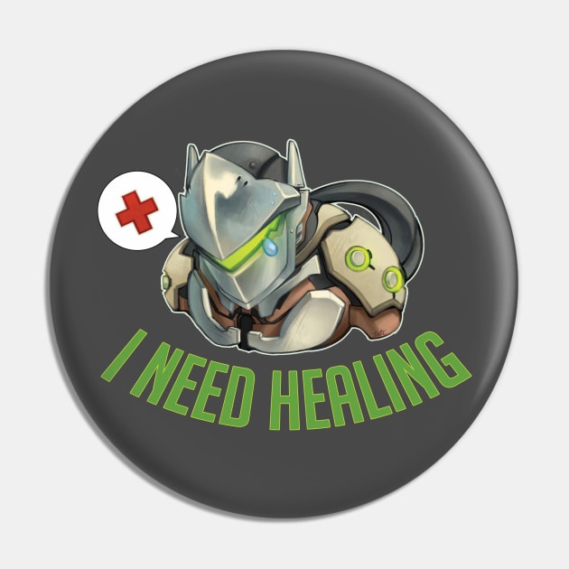 Need Healing Pin by TatertotsArt