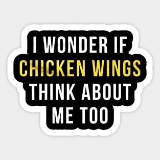 chikin wing chikin wing hotdog and balonaeeaae Sticker for Sale