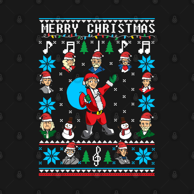 Classical Music Lover Christmas Sweater by KsuAnn