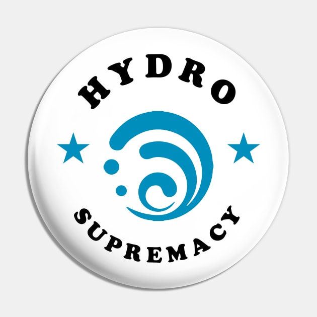 Hydro supremacy - Genshin Impact Pin by Oricca