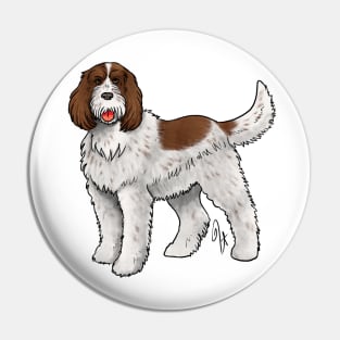 Dog - Spinone Italiano - Brown and White Pin