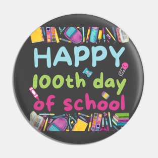 Happy 100th Day Adventure Pin