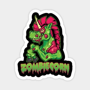 Unicorn Zombie Zombiecorn Halloween Costume Gift Magnet