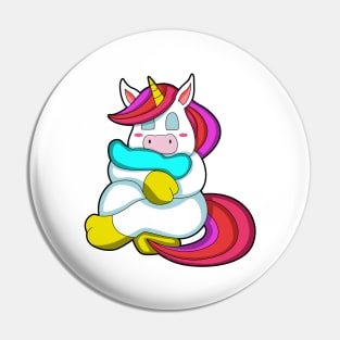 Unicorn at Sleeping with Pillow Pin