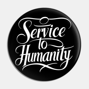 Arise and Render Service to Humanity - Baha'i Faith Pin