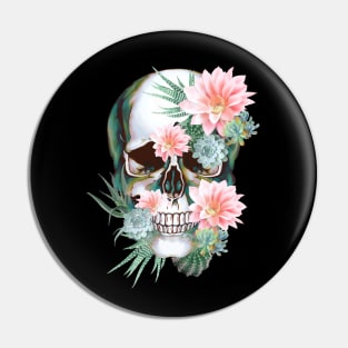 Floral Skull 23 Pin