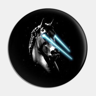 Space Age Horse Pin