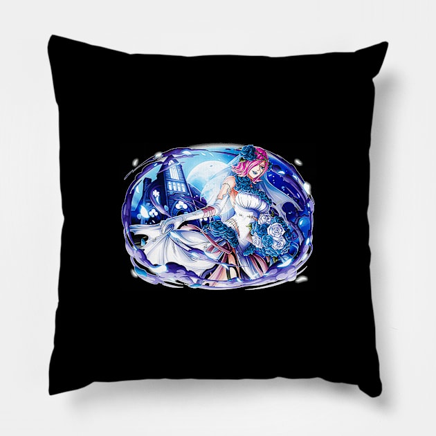 Vinsmoke Reiju Wedding Pillow by nervousorangutan