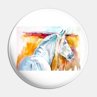 Andalusian horse III Pin