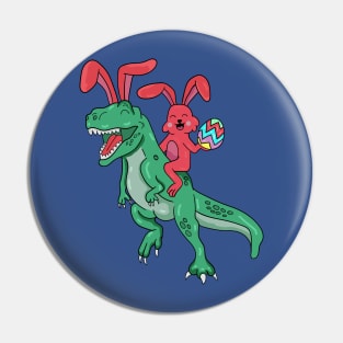 Happy Easter T Rex Bunny Dinosaur Eggs Pin