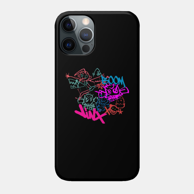 Jinx graffiti II - Arcane - Phone Case